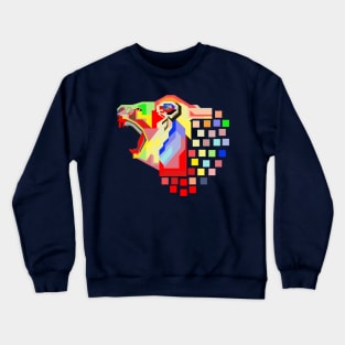 Abstract bear Crewneck Sweatshirt